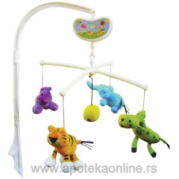 BIBA TOYS MUZIČKA VRTEŠKA ZANIMLJIVA DŽUNGLA